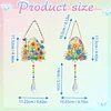 2pcs Easter Egg Diamond Painting Double-sided Crystal Window Suncatcher Craft Set Birthday Gifts Home Garden Decor Hanging Kit