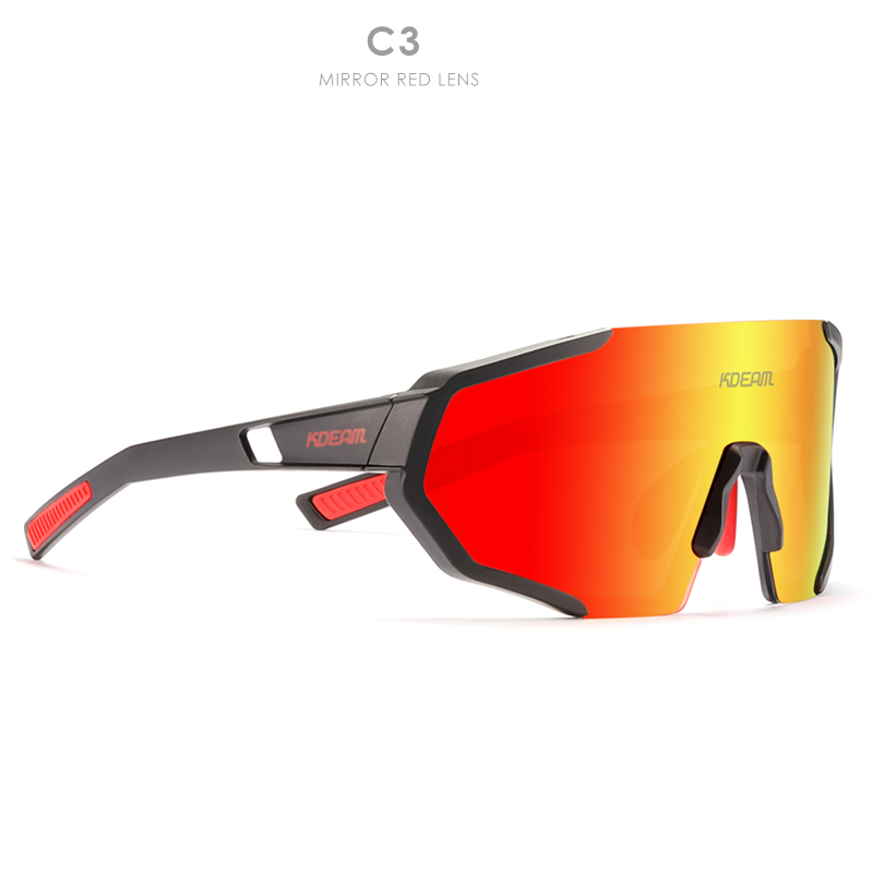 Mature Men & Ladies Polarized Cycling Large Frame Sports Sunglasses