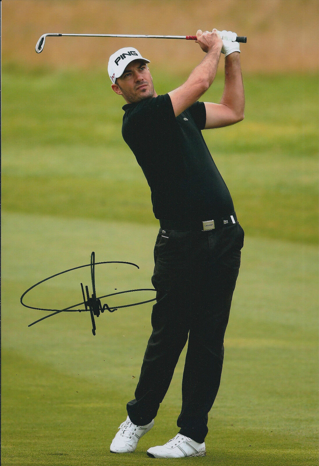 Gregory HAVRET SIGNED AUTOGRAPH 12x8 Photo Poster painting AFTAL COA European Tour Golf Winner