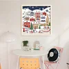 Winter Town-14CT Counted Cross Stitch 40*40cm/15.75*15.75in