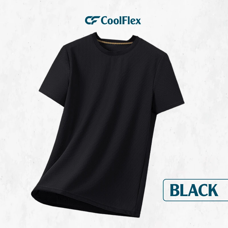 CooliFlex - Breathable Ice Silk Waffle Weave T-shirt 