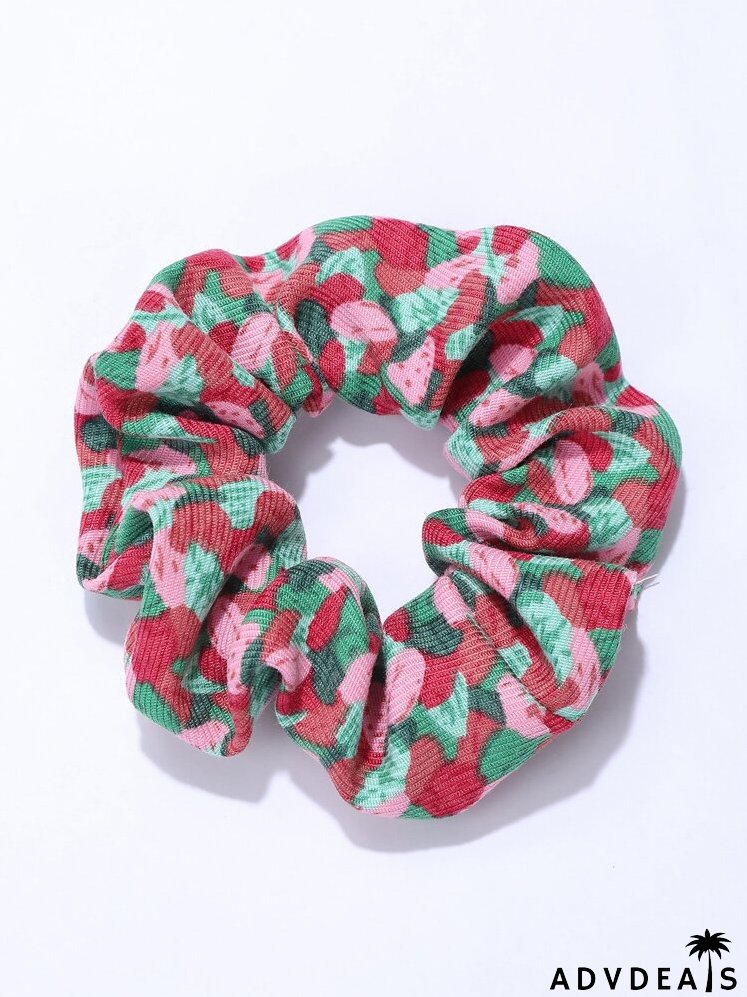 4pcs Color Block Scrunchie
