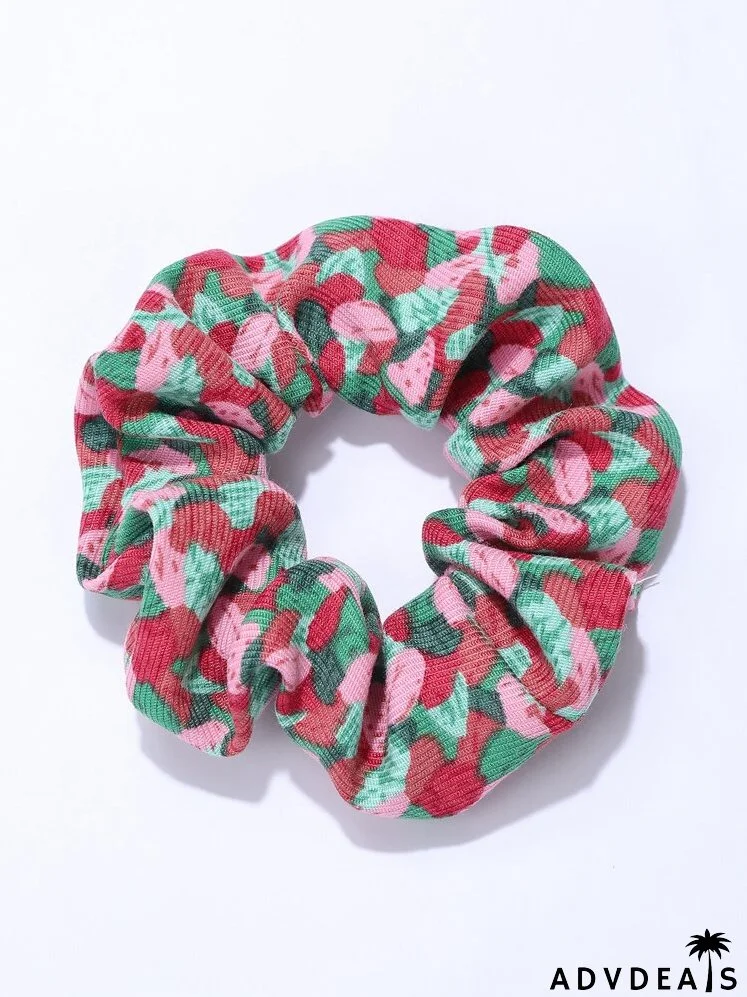 4pcs Color Block Scrunchie