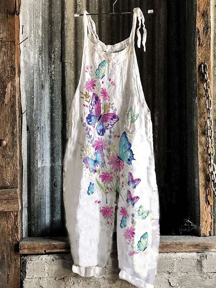 Casual Printed Jumpsuit