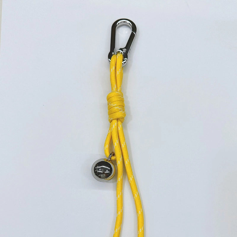 Colorful Woven Lanyard Miu Home Bag Hanging Creative Keychain Ball Pendant Pendant Couple Braided Pendant