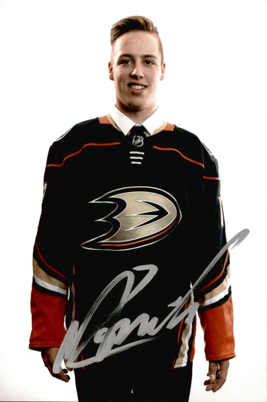 Maxime Comtois SIGNED 4x6 Photo Poster painting ANAHEIM DUCKS