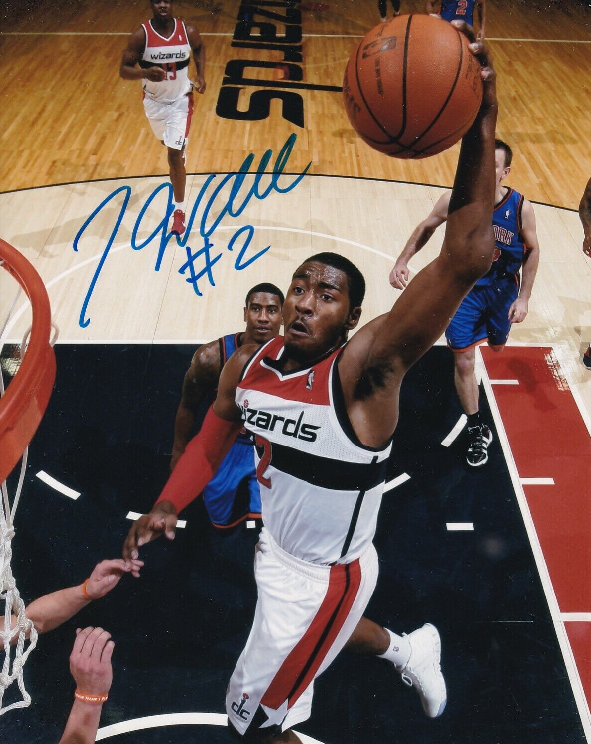 JOHN WALL SIGNED AUTOGRAPH 8X10 Photo Poster painting WASHINGTON WIZARDS