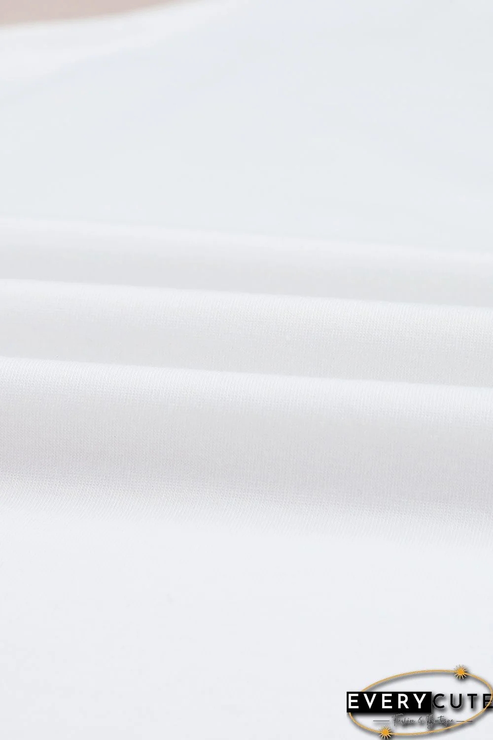 White Plain Halter Neck Tank Top