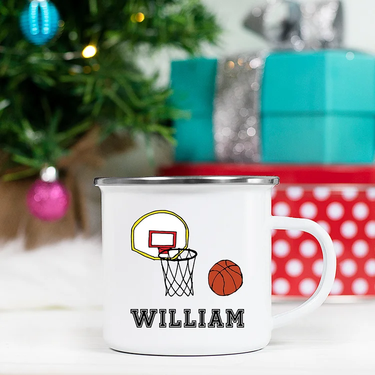 Personalized Basketball Lovely Kids Mug|M08
