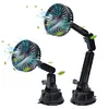 Sucker Electric Car Fan 12V 24V USB Operated Fan for Truck SUV Sedan RV Van Boat