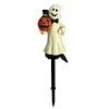 Solar Pumpkin Stake Light Resin Halloween Outdoor Garden Decorative Lamp