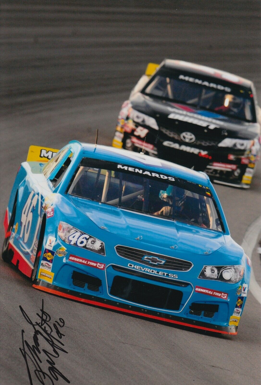 Thad Moffitt Hand Signed 12x8 Photo Poster painting - Nascar 2019.