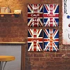 6PCS British Flag - Vintage Metal Signs Set - 20*30cm/30*40cm