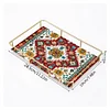 Acrylic Special Shaped Mandala Pattern 5D Diamond Painting Tray Art Craft Decor