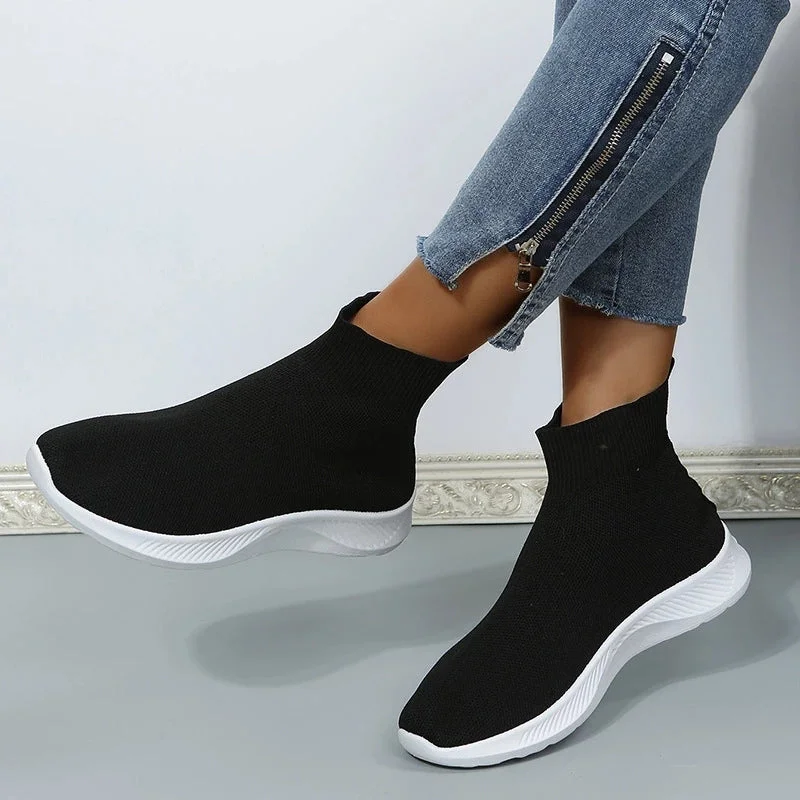Sock Design Slip On Running Shoes