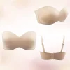 Soutien-gorge bandeau convertible antidérapant à maintien complet de grande taille