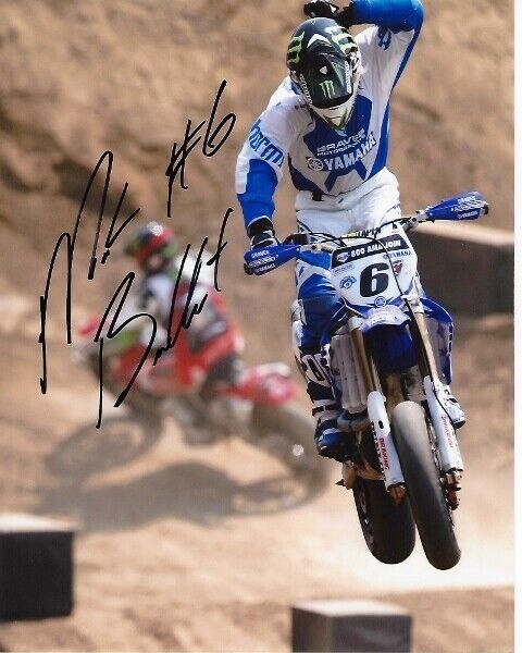 Mark Burkhart Signed - Autographed Motocross Supercross 8x10 inch Photo Poster painting