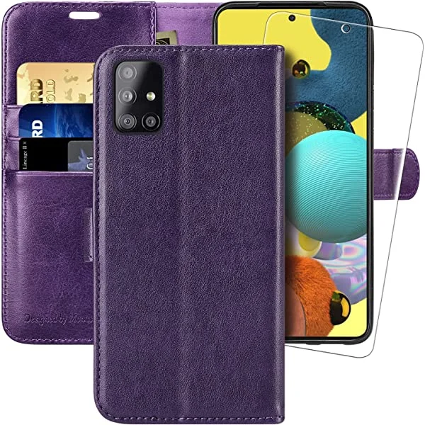 MONASAY Samsung Galaxy A51 Wallet Case [5G Version]