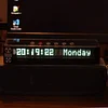 VFD Digital Clock Music Volume Meter with RGB Vacuum Screen Rhythm Light WiFi Timer, Display Time/Date, Desktop Decoration