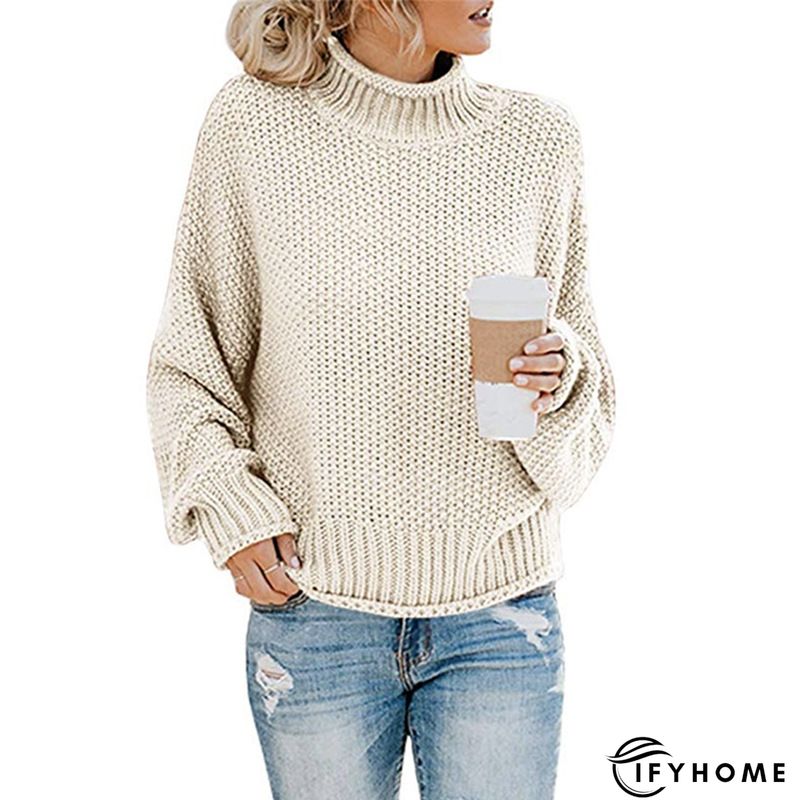 Elegant Long Sleeve Paneled Sweater | IFYHOME