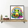 Combo Kit（2PCS)-Diamond Painting-DIY DIY Full Round Drill Frog (30*30CM)