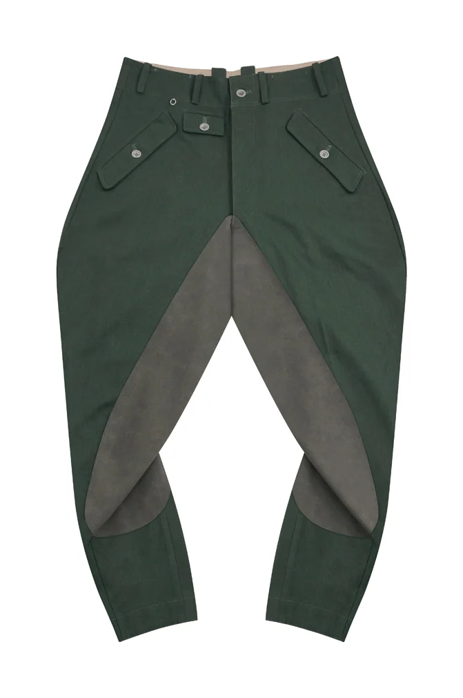   Wehrmacht M1944 HBT Reed Green Mounted Troops Riding Breeches German-Uniform