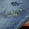 Gioiacombo&trade; Jeans a vita alta ricamati vintage da donna