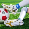 Soccer Shoes Kids Football Shoes TF/FG Cleats Grass Training Sport Footwear Trend Sneaker For Boys Images Of Football