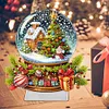DIY Christmas Crystal Ball Acrylic Diamond Painting Desktop Ornaments