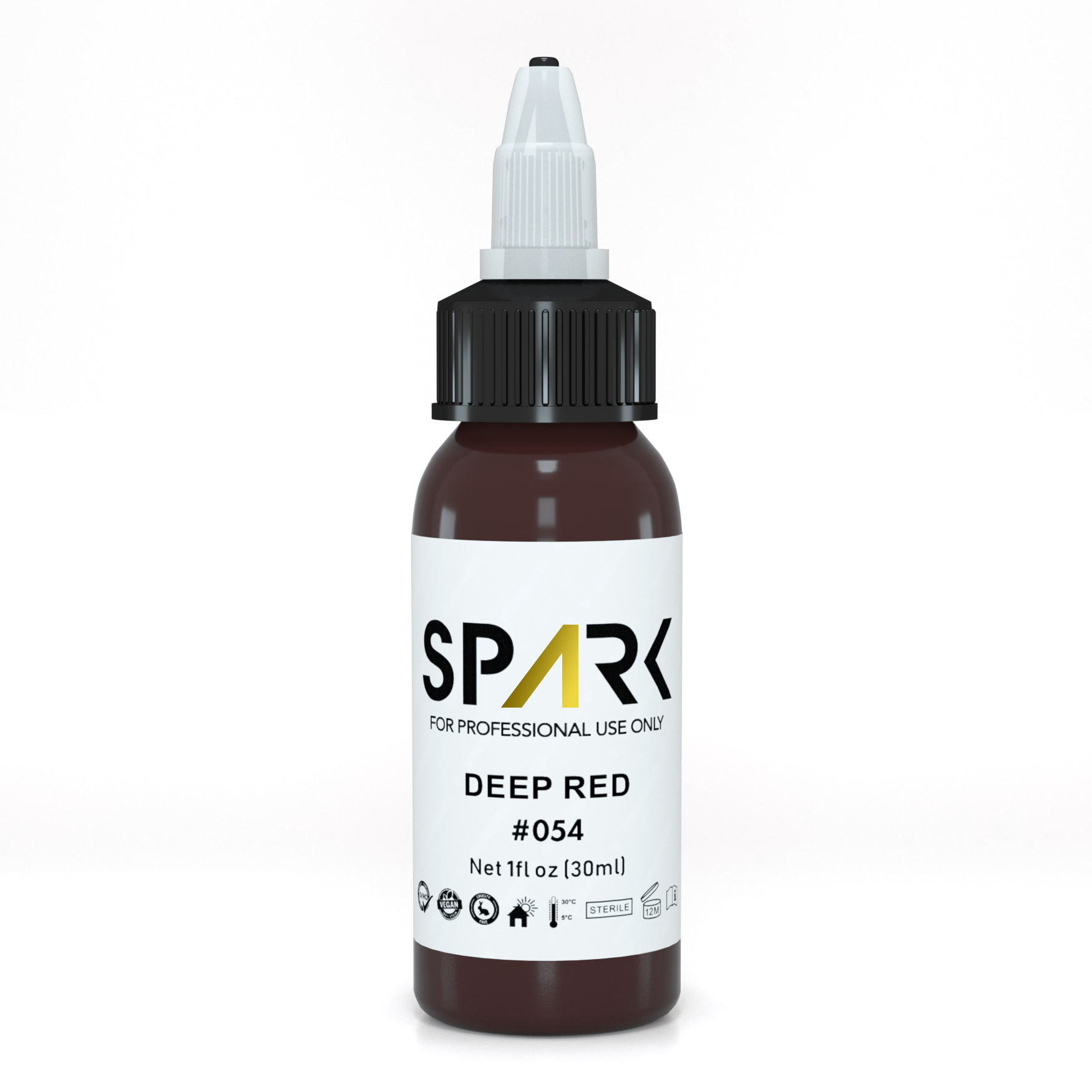 Spark Deep Red Tattoo Ink