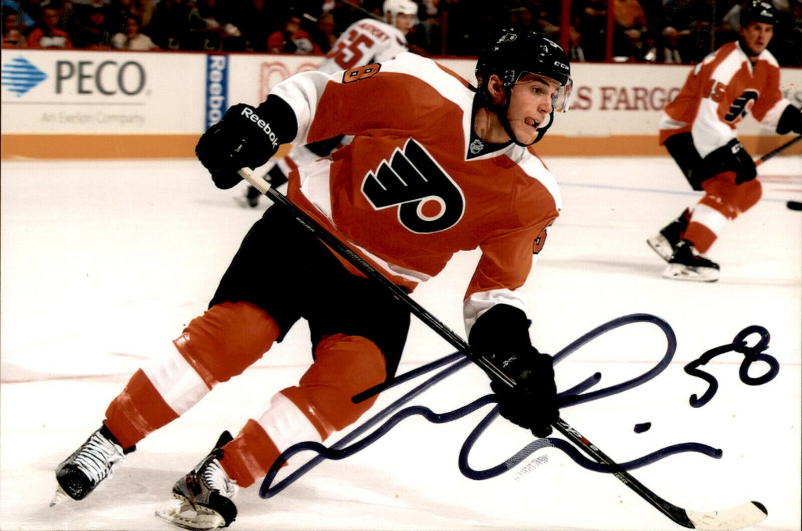 Taylor Leier SIGNED autographed 4x6 Photo Poster painting PHILADELPHIA FLYERS