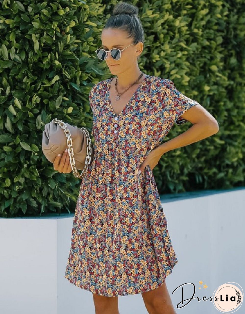 Floral Printed Dress