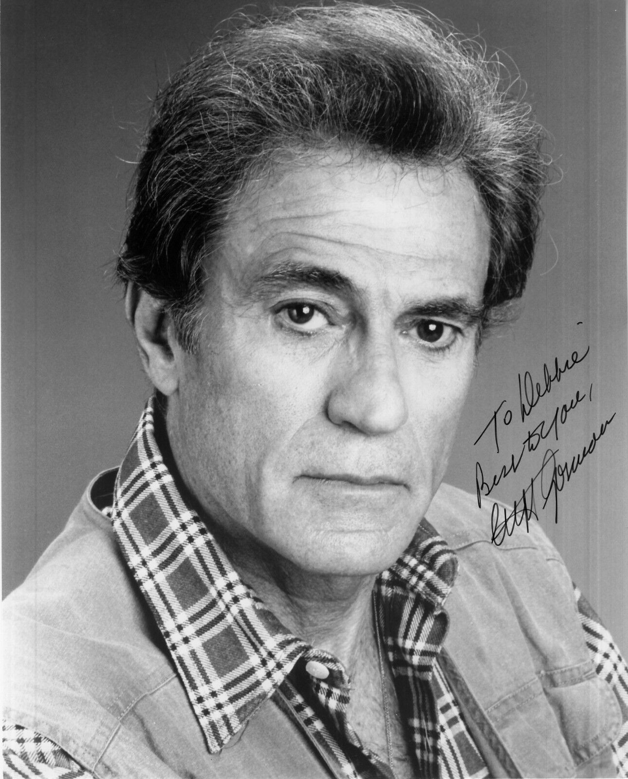 CLIFF GORMAN hand-signed FANTASTIC 8x10 PORTRAIT w/ uacc rd coa DECEASED ACTOR