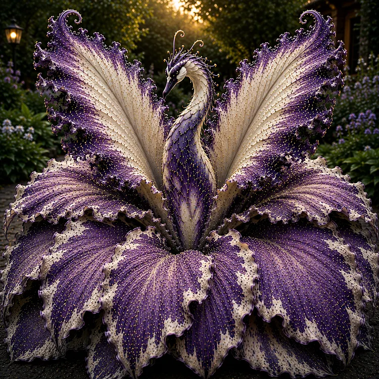 🦚 Rare Peacock Bloom Hosta Bulbs &mdash;&mdash;Colorful Garden Statement Plant