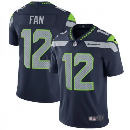 Youth Seattle Seahawks #12 Fan  College Navy Vapor Untouchable Limited Stitched NFL Jersey