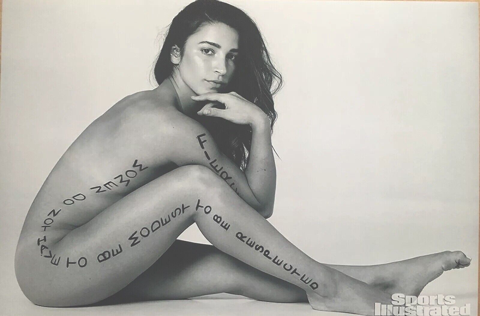 SUPERSTAR GYMNAST ALY RAISMAN POSTER 11X17 Photo Poster painting PRINT SEXY POSED IMAGE SI