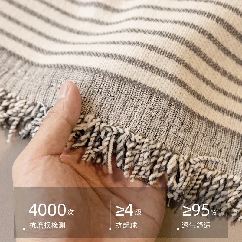 Athvotar Style Sofa Cover with Tassel, Two Sides Throw Blanket, Sofa Covers, Geometric Lines, Towel Ins, Home Decor, Tapestry