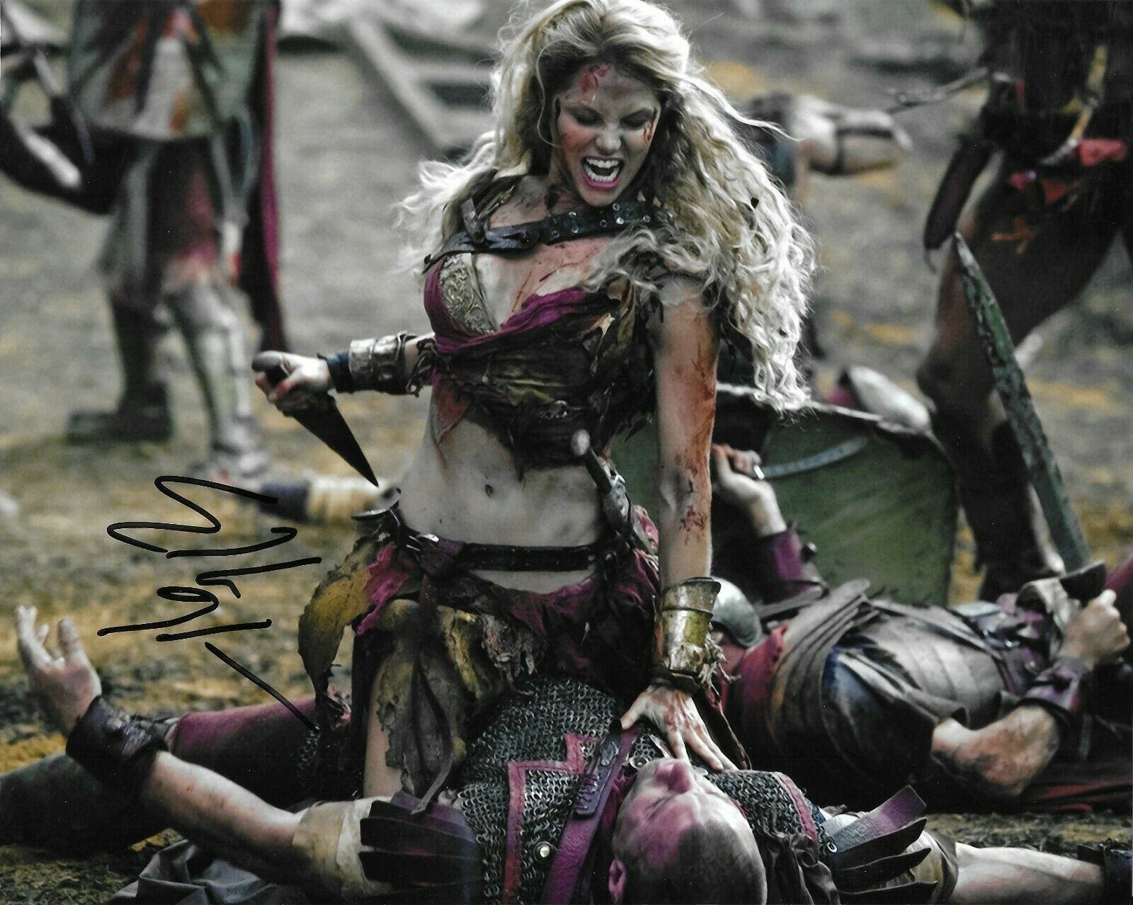 Ellen Hollman Spartacus autographed Photo Poster painting signed 8x10 #7 Saxa