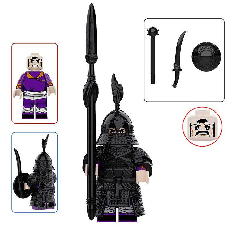 Liao Dynasty Heavily Armored Soldier Custom Minifigure Minifigure Bricks monstertoys