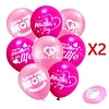 Best Mom Ever Pink Latex Balloons Flag Decor HAPPY MOTHER'S DAY Loving Party Supplies