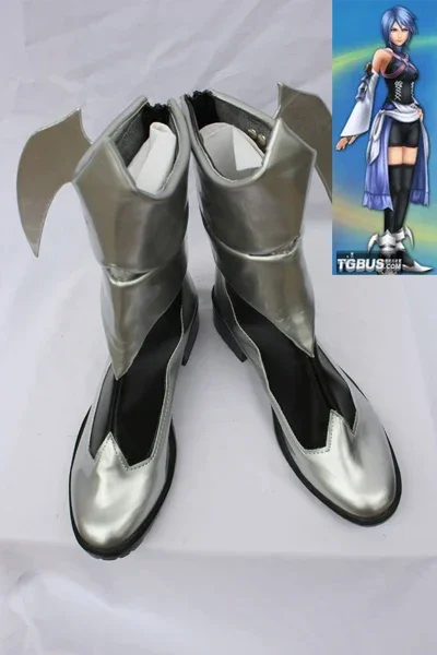 Manga Kh Kingdom Hearts Birth By Sleep Aqua Cosplay Boots Shoes
