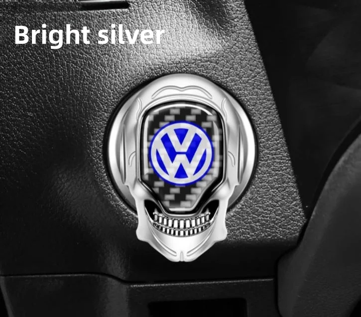 Car one-button start protection cover decorative ignition switch button