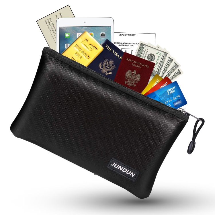 JUNDUN Fireproof Safe Storage (10.6 x 6.7 inch)