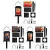 2 Pack Solar Lanterns Outdoor Waterproof Vintage Long Lasting Hangings Lamp 14x4inch Garden Yard Patio Deck Lighting for Outdoor Decor