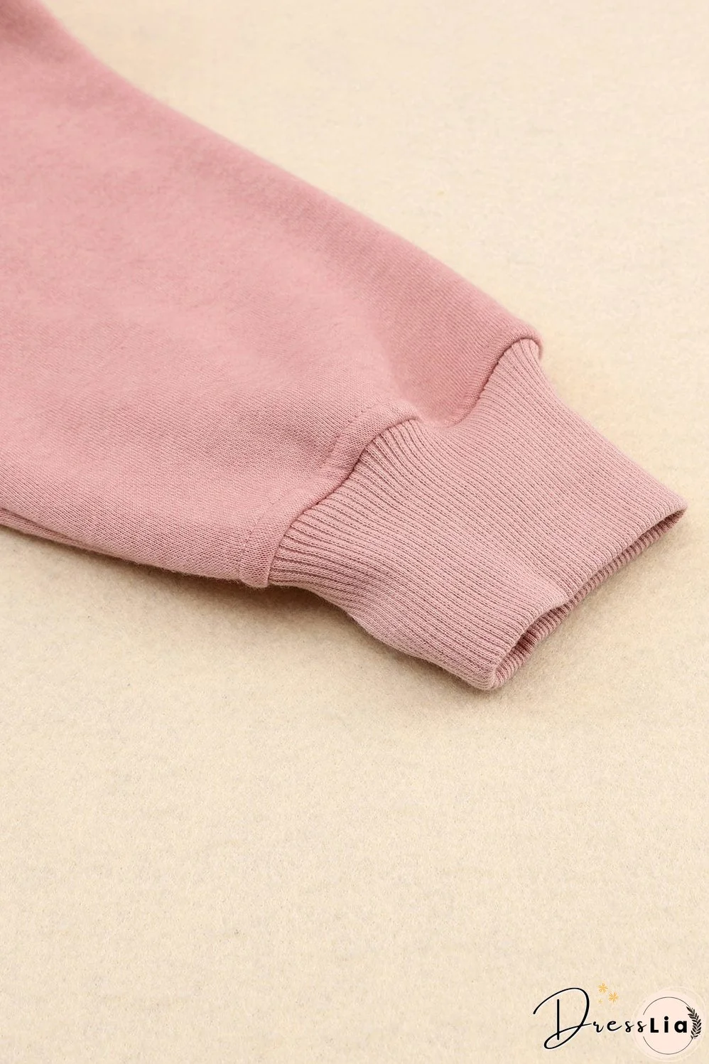 Solid Color Hooded Sweatshirt