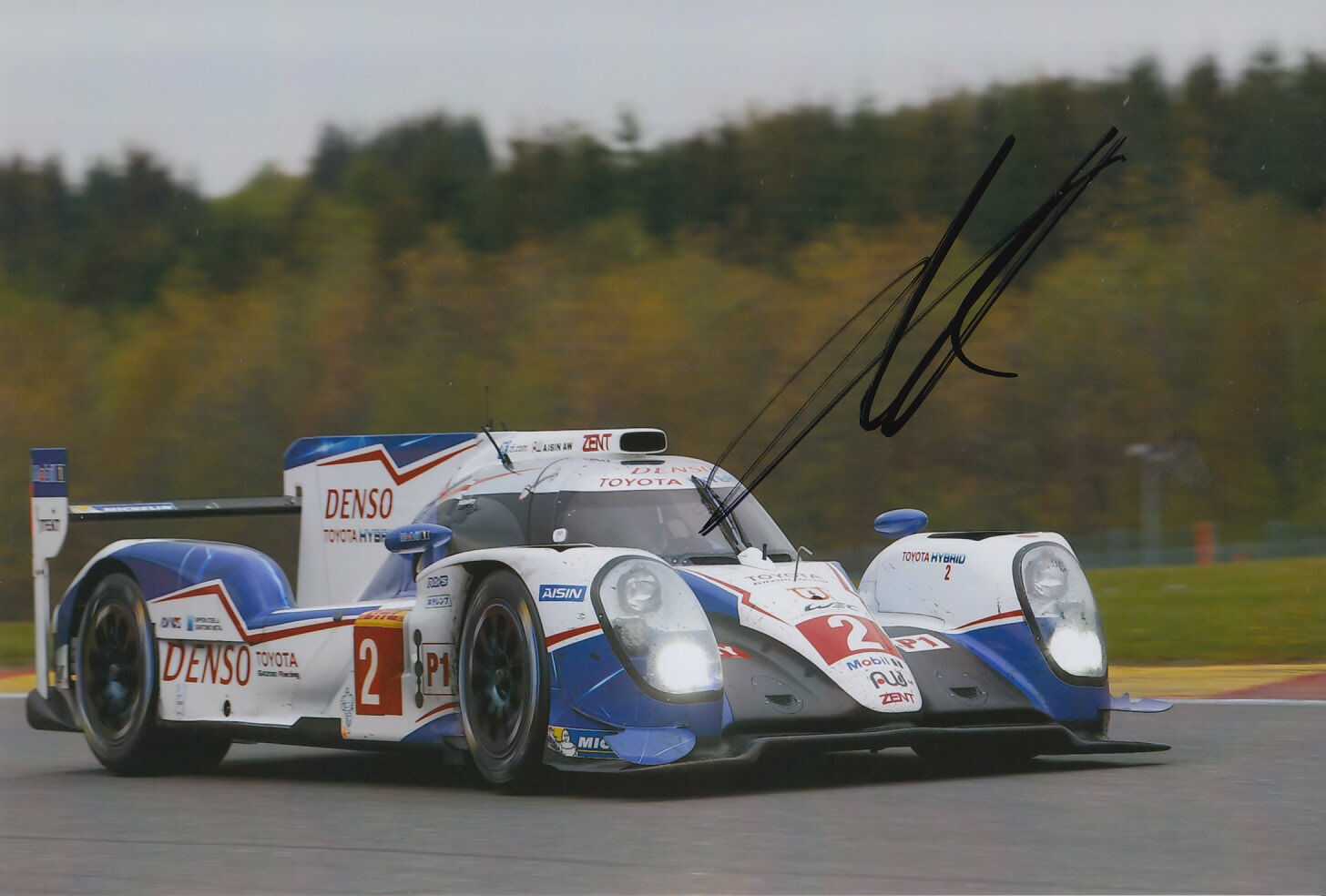 Alexander Wurz Toyota Hand Signed 7x5 Photo Poster painting 2015 Le Mans.