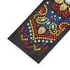 DIY Special Shaped Diamond Painting Leather Tassel Bookmark Creative Crafts