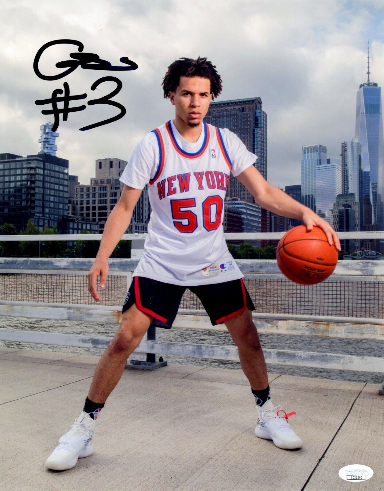 Cole Anthony Signed 11x14 Photo Poster painting JSA COA Auto Slam Rookie RC 2021-22 Magic Mint