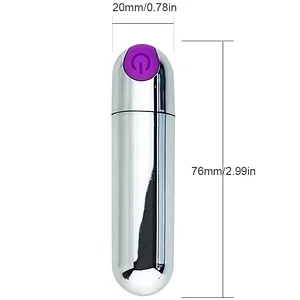 Bullet Vagina Stimulator Massager for Travel Vibrant with USB Rechargeable Waterproof