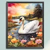 Swan - 11CT Stamped Cross Stitch 40*50cm/15.75*19.69in